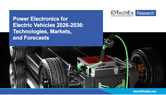 Power Electronics for Electric Vehicles 2026-2036: Technologies, Markets, and Forecasts
